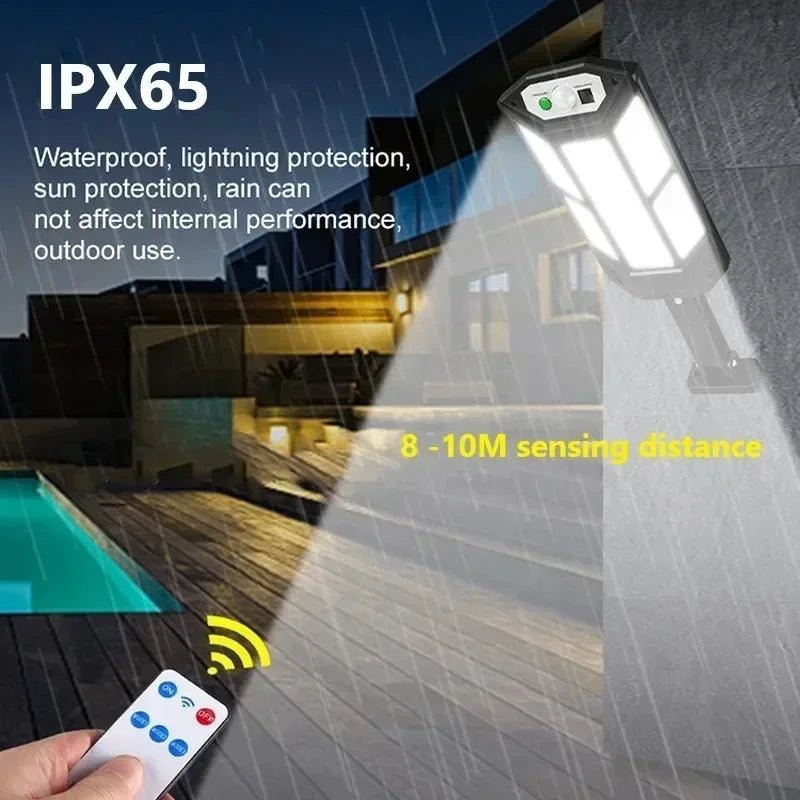 Newest Solar LED Light 300000LM Outdoor Solar Lamp Of Motion Sensor 4 Mode Waterproof IP65 Solar Garden Light Street Yard Lanter - Cozy & Co. Market