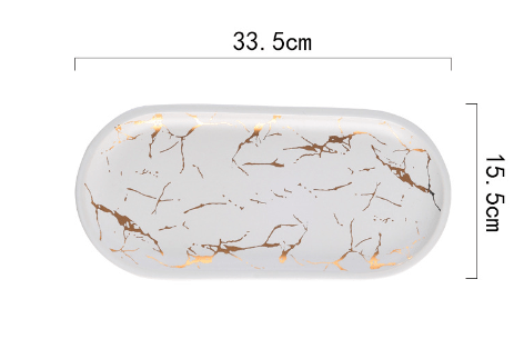 Nordic Style Fish Plate - Creative Ceramic Dish - Cozy & Co. Market