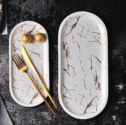 Nordic Style Fish Plate - Creative Ceramic Dish - Cozy & Co. Market