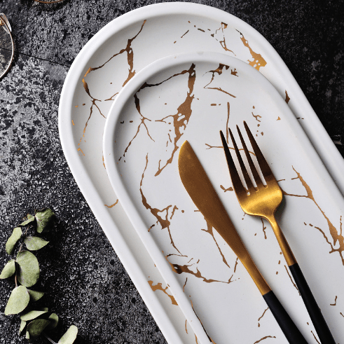 Nordic Style Fish Plate - Creative Ceramic Dish - Cozy & Co. Market