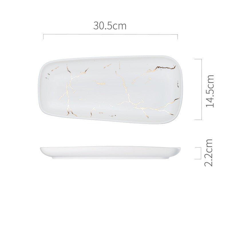 Nordic Style Fish Plate - Creative Ceramic Dish - Cozy & Co. Market