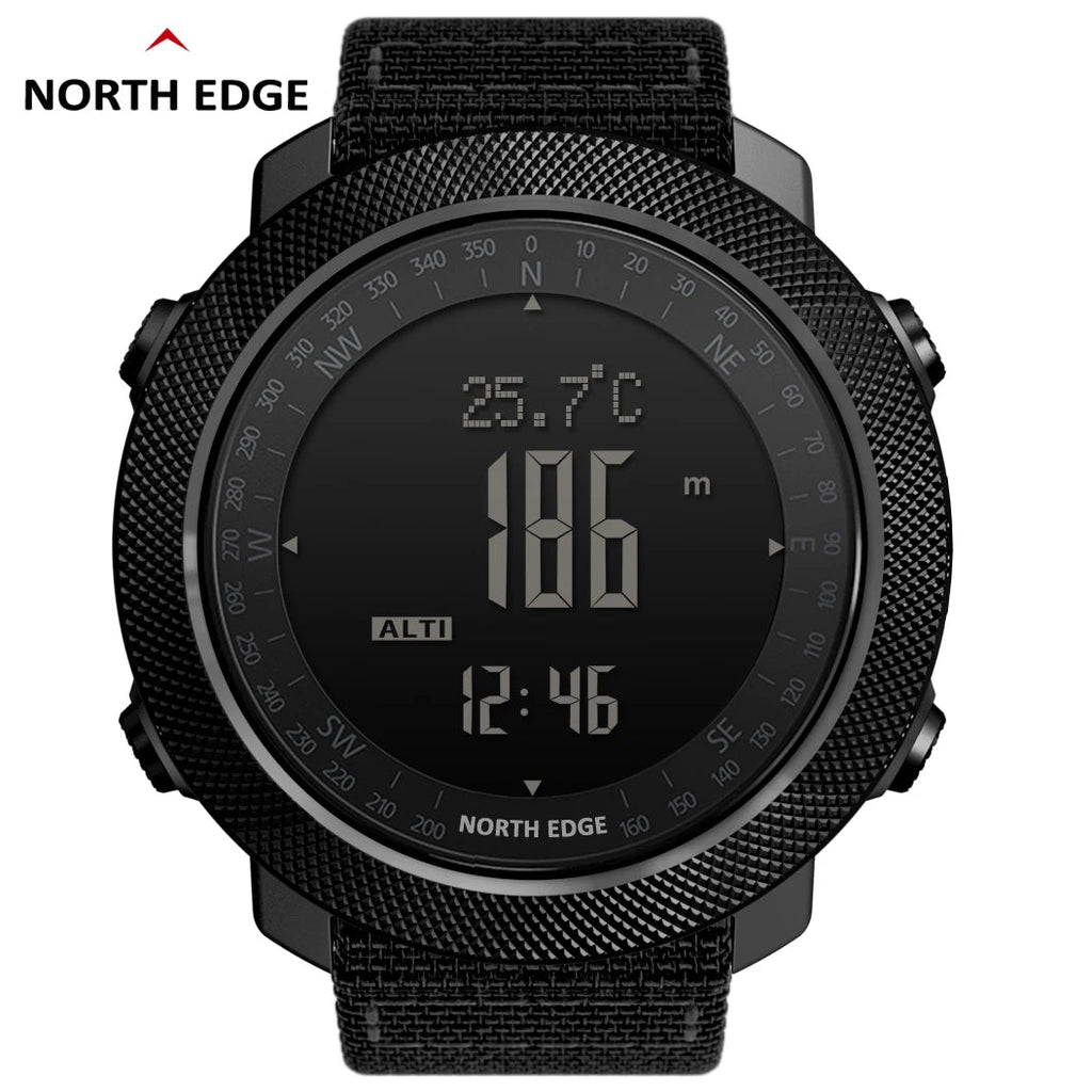 NORTH EDGE Men's sport Digital watch Hours Running Swimming Military Army watches Altimeter Barometer Compass waterproof 50m - Cozy & Co. Market