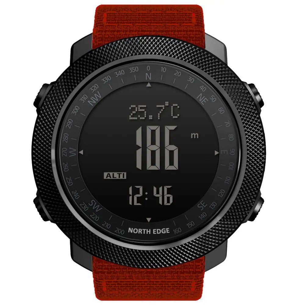 NORTH EDGE Men's sport Digital watch Hours Running Swimming Military Army watches Altimeter Barometer Compass waterproof 50m - Cozy & Co. Market