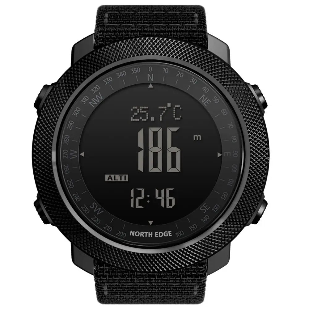 NORTH EDGE Men's sport Digital watch Hours Running Swimming Military Army watches Altimeter Barometer Compass waterproof 50m - Cozy & Co. Market