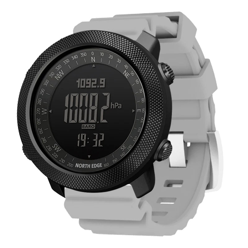 NORTH EDGE Men's sport Digital watch Hours Running Swimming Military Army watches Altimeter Barometer Compass waterproof 50m - Cozy & Co. Market