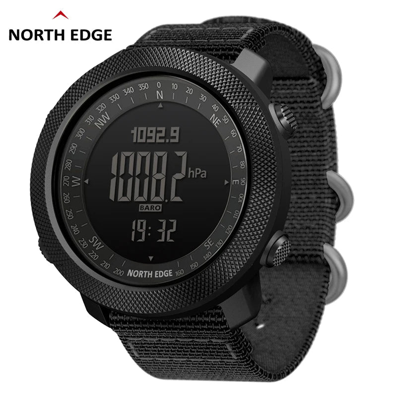 NORTH EDGE Men's sport Digital watch Hours Running Swimming Military Army watches Altimeter Barometer Compass waterproof 50m - Cozy & Co. Market
