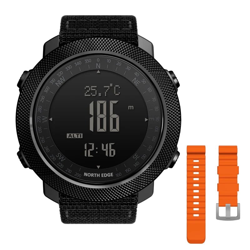 NORTH EDGE Men's sport Digital watch Hours Running Swimming Military Army watches Altimeter Barometer Compass waterproof 50m - Cozy & Co. Market
