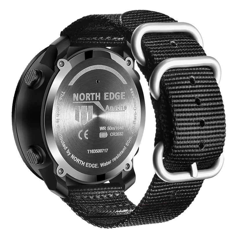 NORTH EDGE Men's sport Digital watch Hours Running Swimming Military Army watches Altimeter Barometer Compass waterproof 50m - Cozy & Co. Market