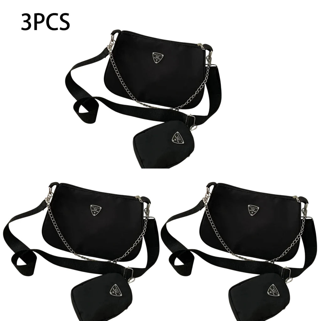 Nylon Crossbody Bag For Women Fashion Portable Casual Underarm Bag Students Cross Body Bag - Cozy & Co. Market