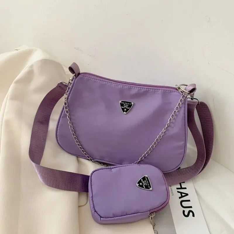Nylon Crossbody Bag For Women Fashion Portable Casual Underarm Bag Students Cross Body Bag - Cozy & Co. Market
