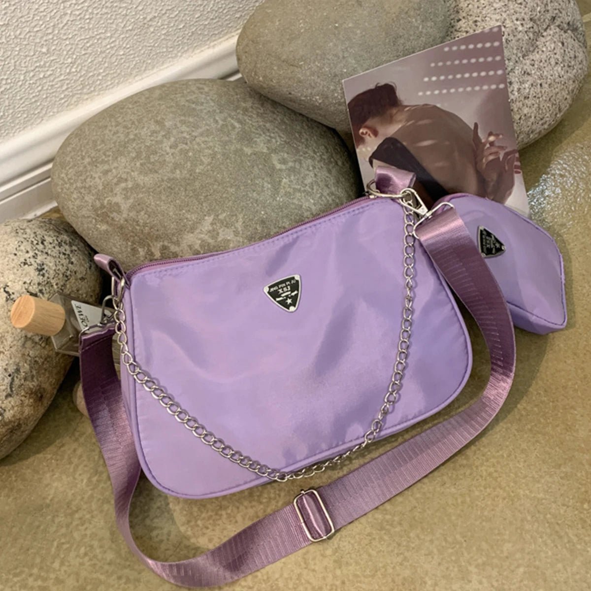 Nylon Crossbody Bag For Women Fashion Portable Casual Underarm Bag Students Cross Body Bag - Cozy & Co. Market