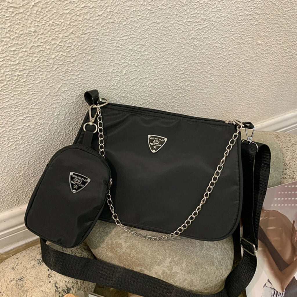 Nylon Crossbody Bag For Women Fashion Portable Casual Underarm Bag Students Cross Body Bag - Cozy & Co. Market