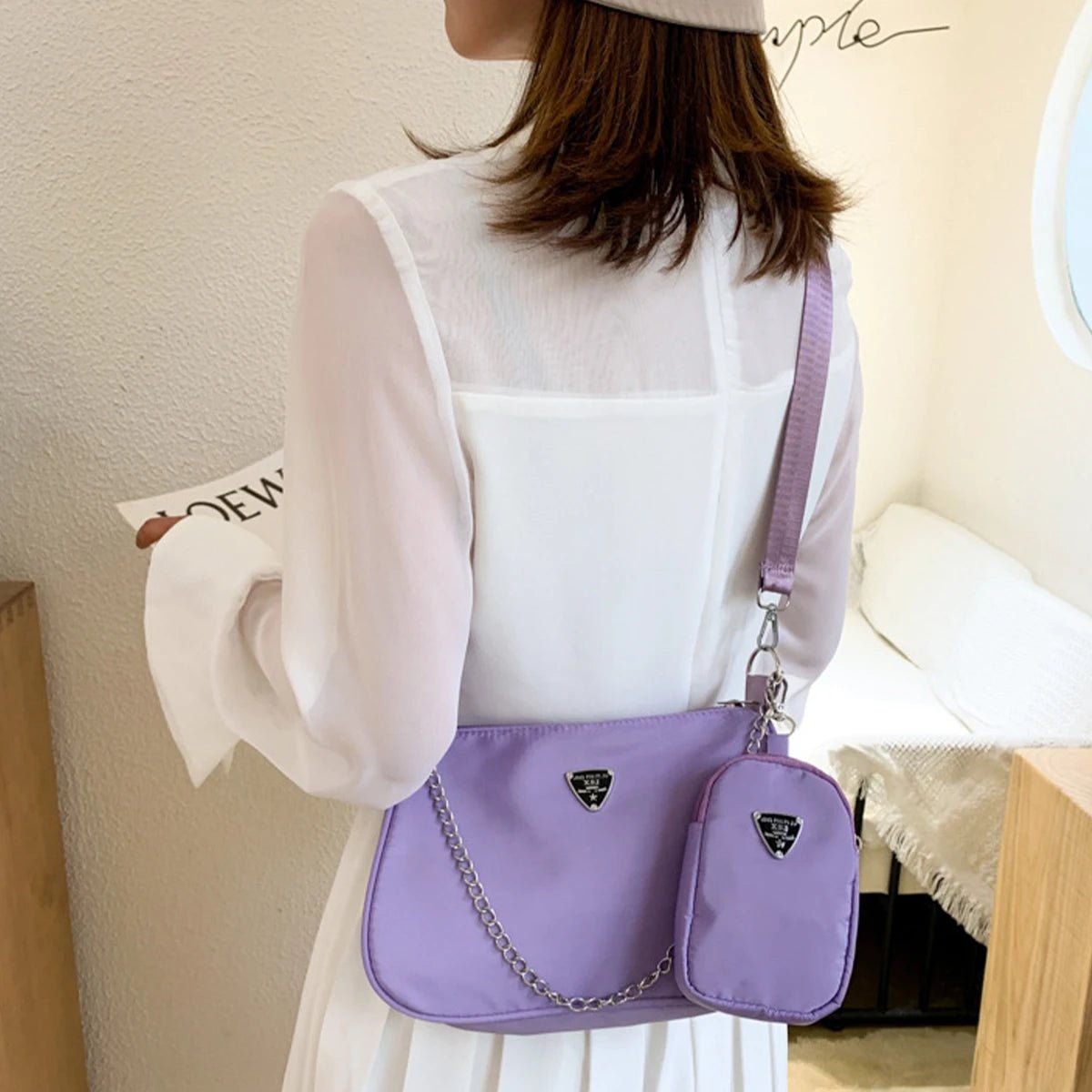 Nylon Crossbody Bag For Women Fashion Portable Casual Underarm Bag Students Cross Body Bag - Cozy & Co. Market