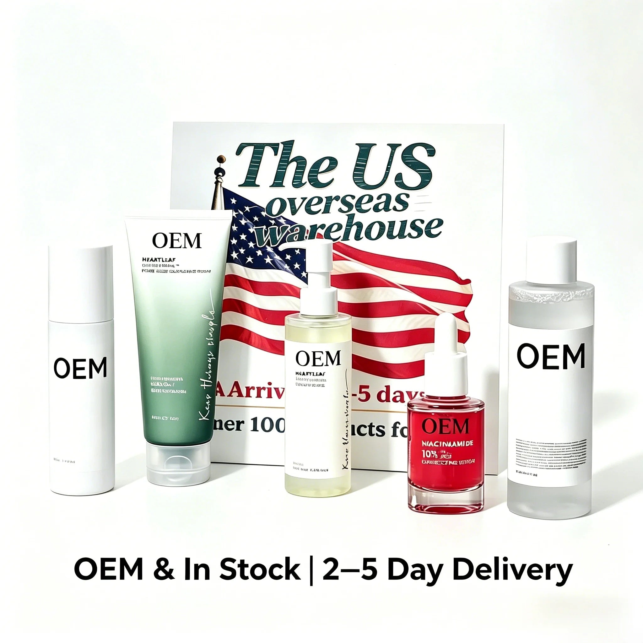 OEM Skin Care Peptide Collagen Niacinamide Ani Aging Brightening Face Serum Cream Skincare Set - Cozy & Co. Market
