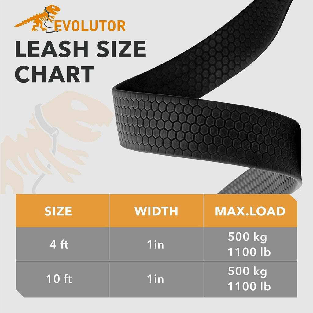 Orange Extra Heavy Duty Dog Leash 4 Ft x 1 in for Large Medium and Small Dogs - Cozy & Co. Market