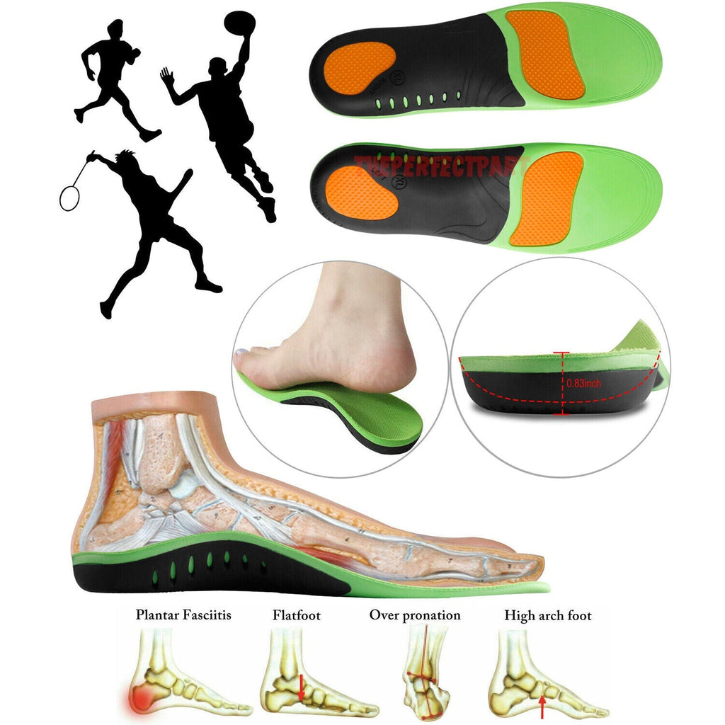 Orthotic Shoe Insoles Inserts Flat Feet High Arch Support For Plantar Fasciitis - Cozy & Co. Market