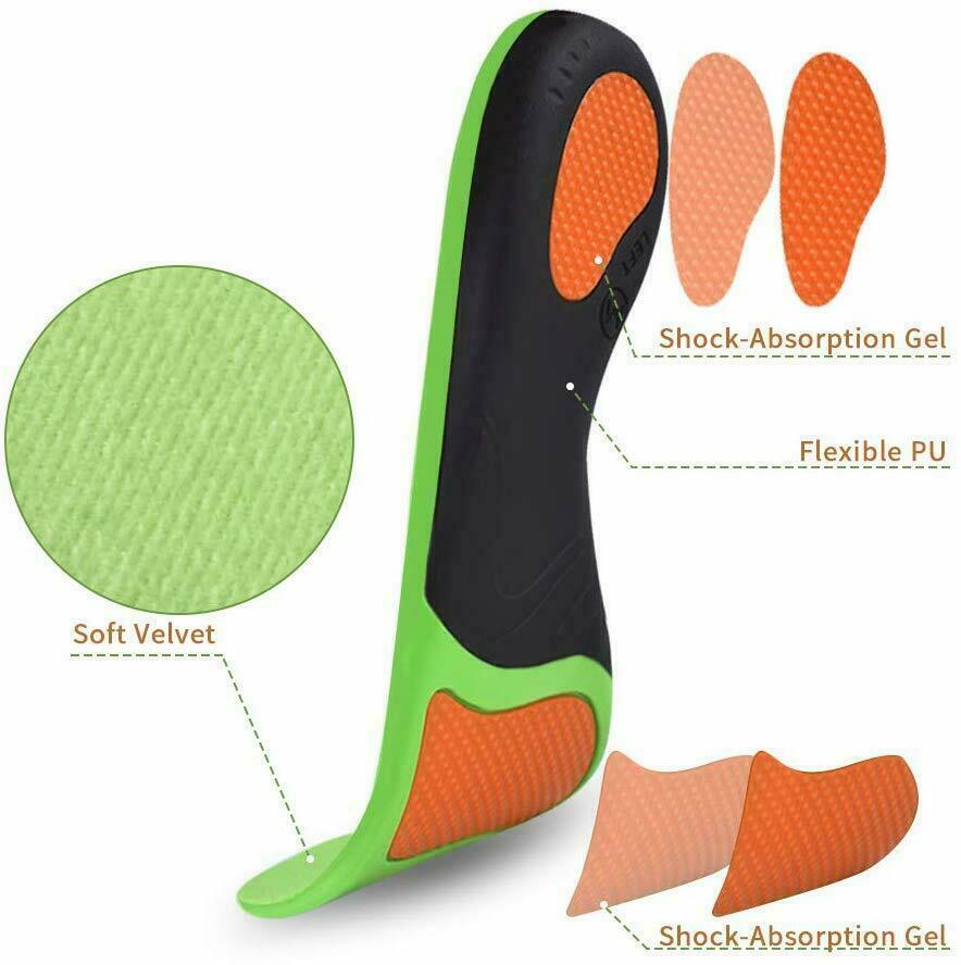Orthotic Shoe Insoles Inserts Flat Feet High Arch Support For Plantar Fasciitis - Cozy & Co. Market
