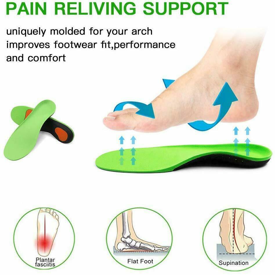 Orthotic Shoe Insoles Inserts Flat Feet High Arch Support For Plantar Fasciitis - Cozy & Co. Market