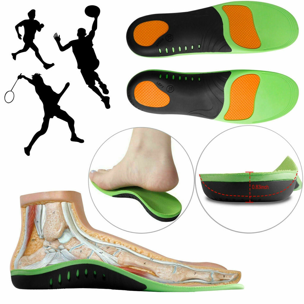 Orthotic Shoe Insoles Inserts Flat Feet High Arch Support For Plantar Fasciitis - Cozy & Co. Market