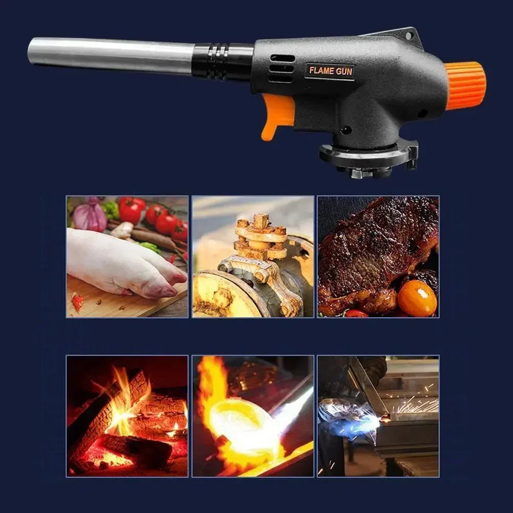 Outdoor Camping Welding Gas Burner Flame Torch BBQ Cooking Ignition Flamethrower Portable Gas Torch for Cooking And Camping - Cozy & Co. Market