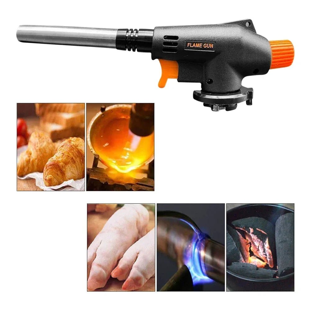Outdoor Camping Welding Gas Burner Flame Torch BBQ Cooking Ignition Flamethrower Portable Gas Torch for Cooking And Camping - Cozy & Co. Market