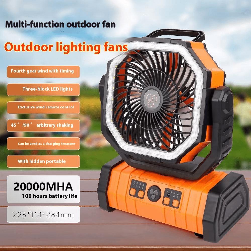 Outdoor Household Power Bank LED Light Camping Fan - Cozy & Co. Market