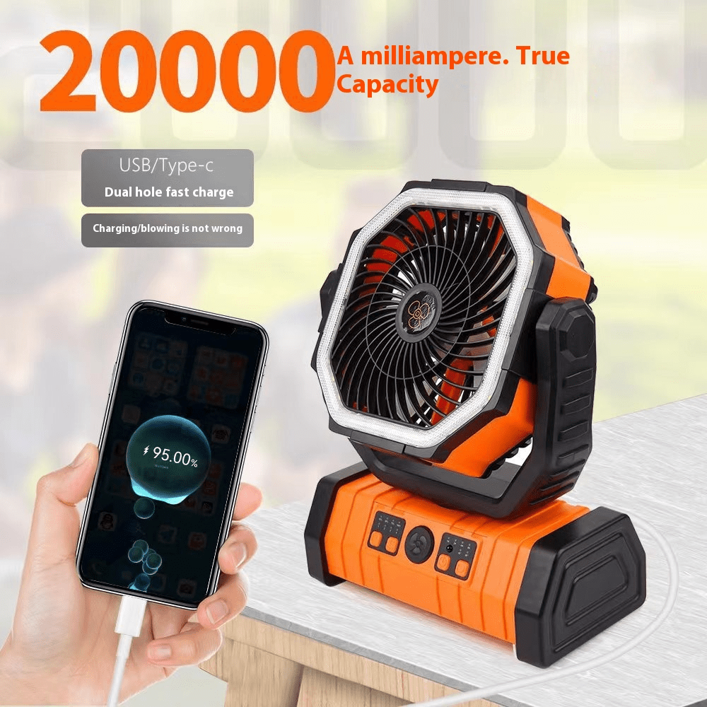 Outdoor Household Power Bank LED Light Camping Fan - Cozy & Co. Market