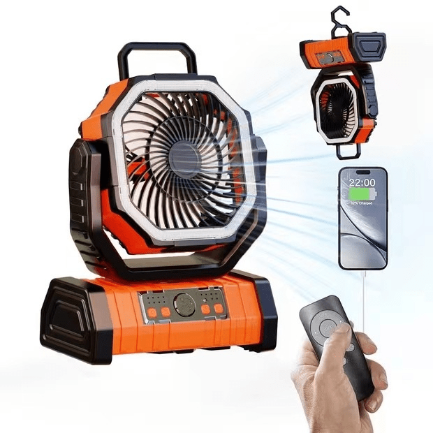 Outdoor Household Power Bank LED Light Camping Fan - Cozy & Co. Market