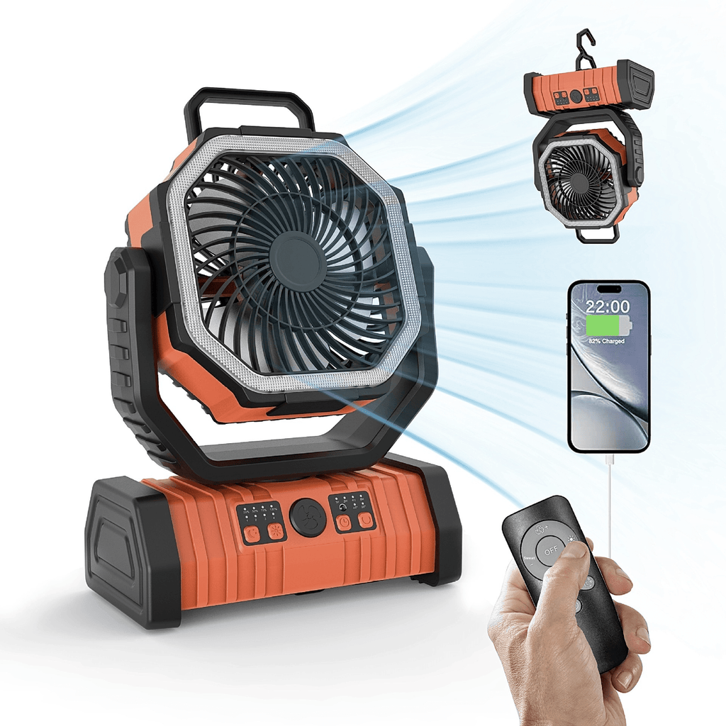 Outdoor Household Power Bank LED Light Camping Fan - Cozy & Co. Market