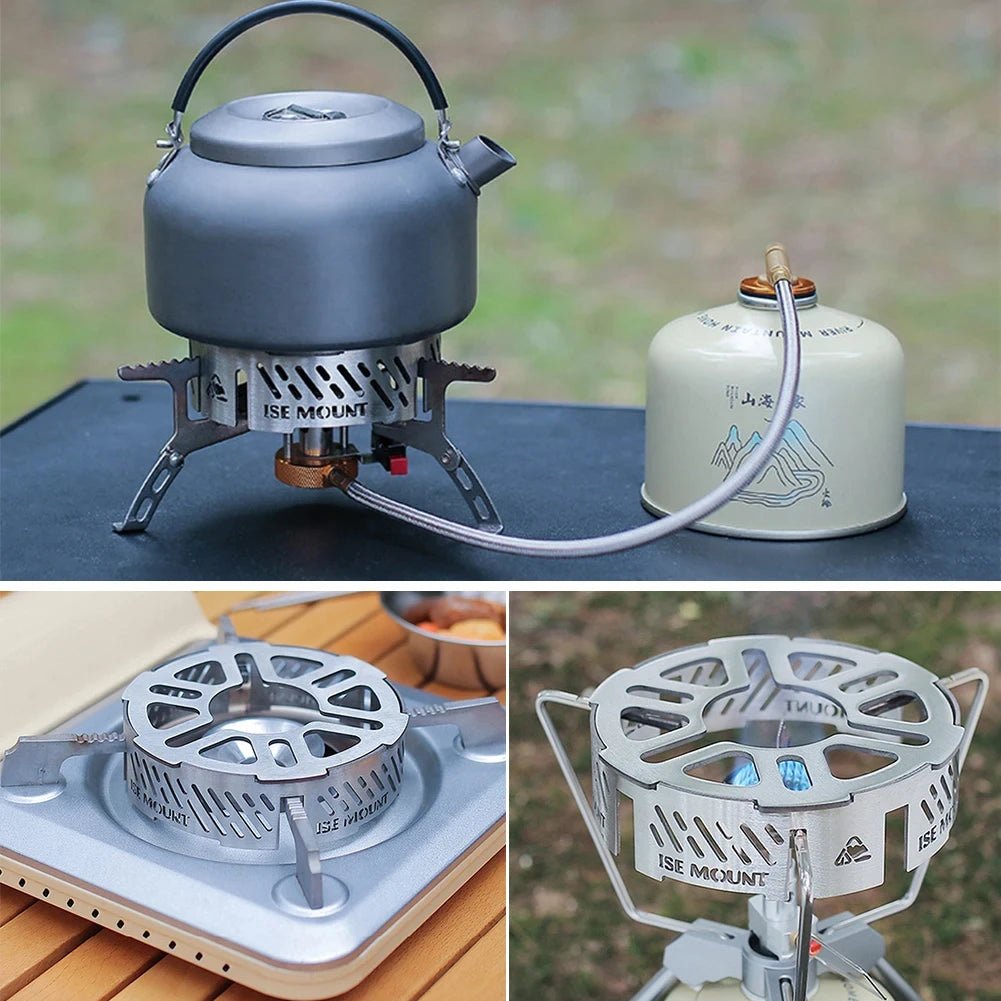 Outdoor Stove Windshield Portable Camping Stove Windproof Ring High-temperature Resistant Camping Picnic Cooking Supplies - Cozy & Co. Market