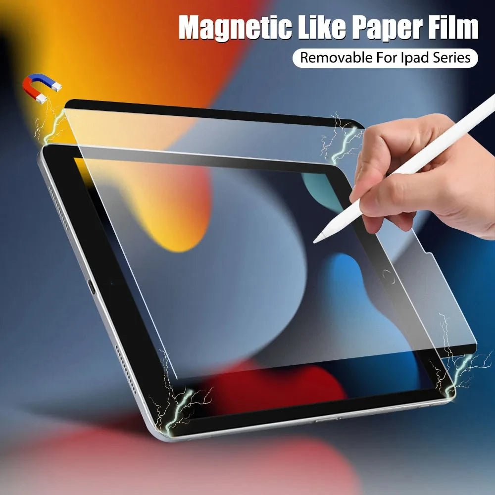 Paper Magnetic Like Screen Protector For Ipad 9 8 7 6 5 9th Generation 10 Ipad Pro 11 12.9 10.5 9.7 Air 5 4 13 2024 Mini 6 Film - Cozy & Co. Market