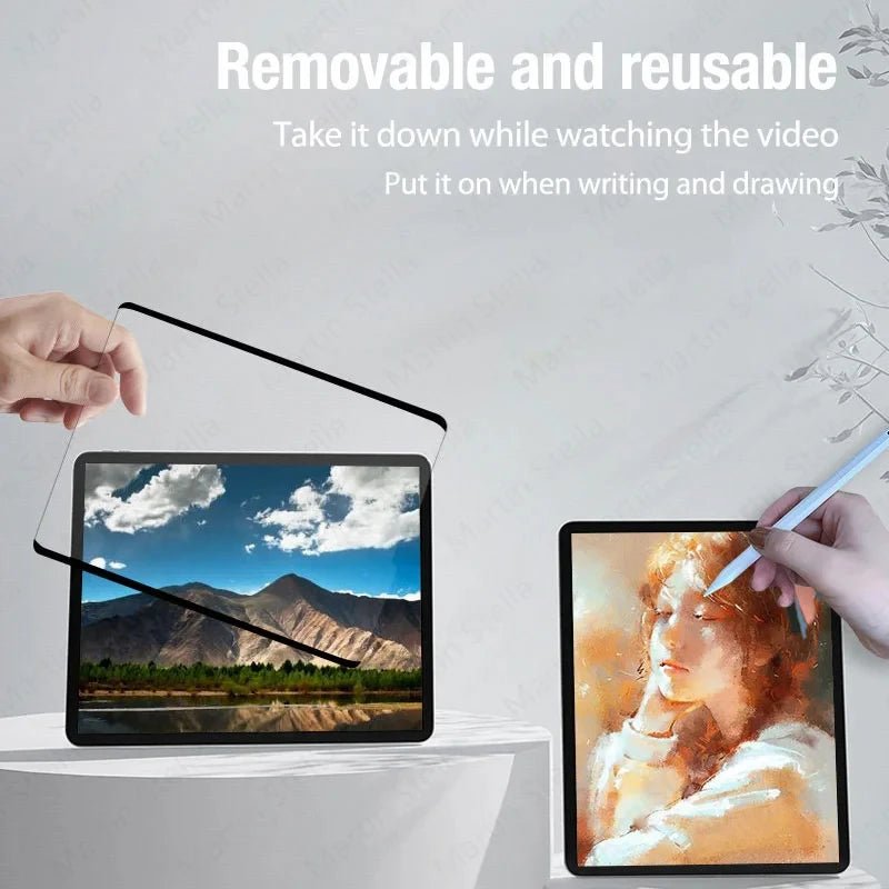 Paper Magnetic Like Screen Protector For Ipad 9 8 7 6 5 9th Generation 10 Ipad Pro 11 12.9 10.5 9.7 Air 5 4 13 2024 Mini 6 Film - Cozy & Co. Market