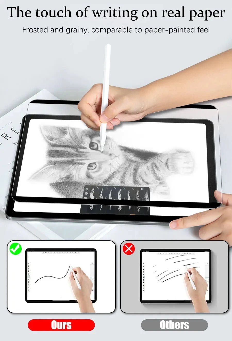 Paper Magnetic Like Screen Protector For Ipad 9 8 7 6 5 9th Generation 10 Ipad Pro 11 12.9 10.5 9.7 Air 5 4 13 2024 Mini 6 Film - Cozy & Co. Market
