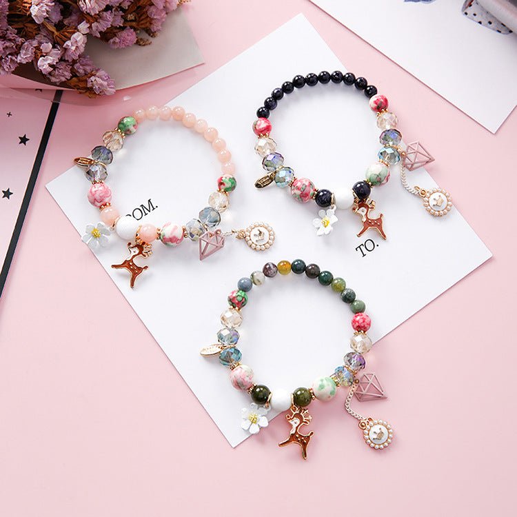 Pearl Bracelet, Natural Stone Bead Bracelet - Cozy & Co. Market