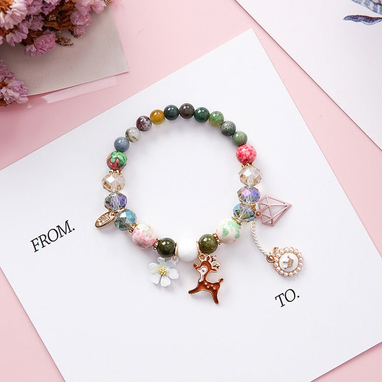 Pearl Bracelet, Natural Stone Bead Bracelet - Cozy & Co. Market