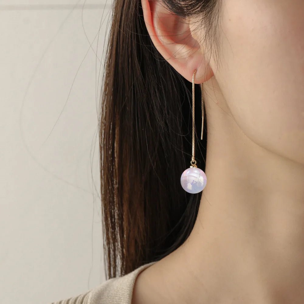 Pearl & Rhinestone Flower Drop Earrings - Cozy & Co. Market