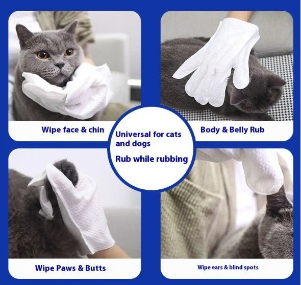Pet Bath-Free Cleaning Gloves - Cozy & Co. Market