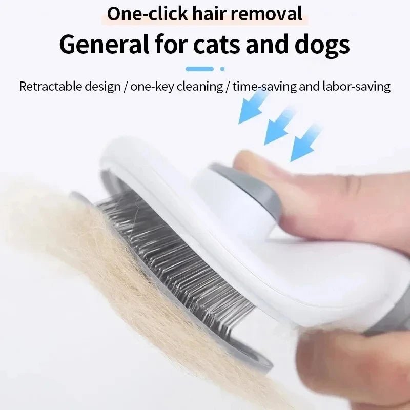 Pet Dog Brush Cat Comb Self Cleaning Pet Hair Remover Brush For Dogs Cats Grooming Tools Pets Dematting Comb Dogs Accessories - Cozy & Co. Market