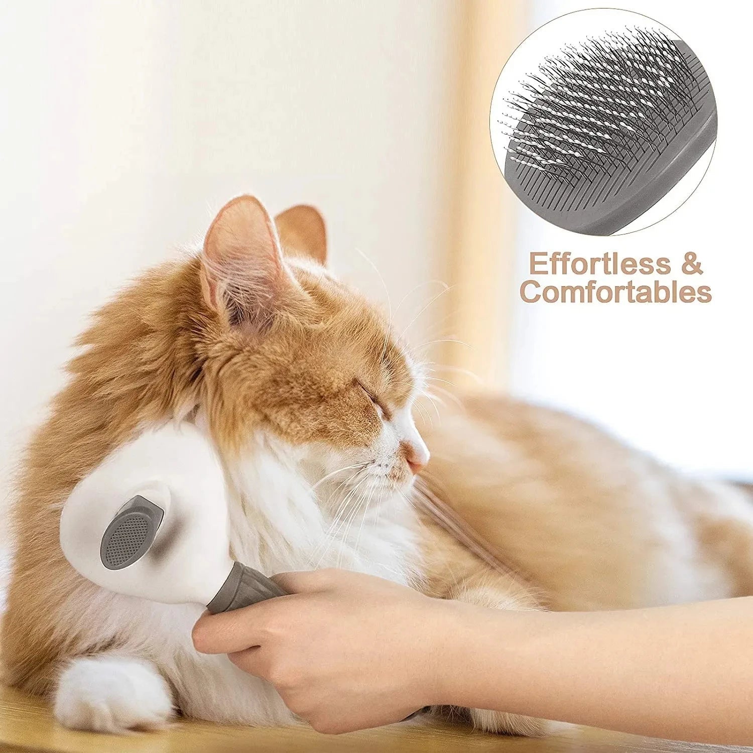 Pet Dog Brush Cat Comb Self Cleaning Pet Hair Remover Brush For Dogs Cats Grooming Tools Pets Dematting Comb Dogs Accessories - Cozy & Co. Market
