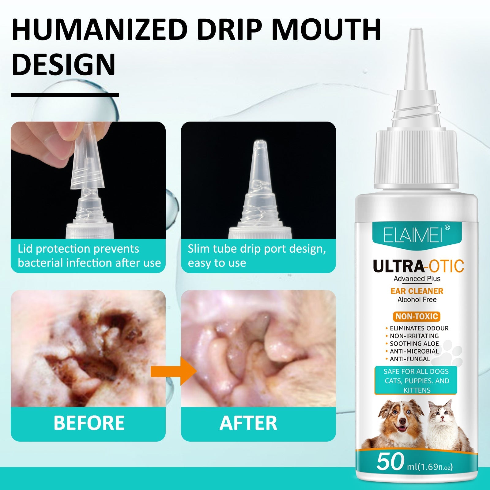 Pet Ear Cleaner 50ml - Cozy & Co. Market