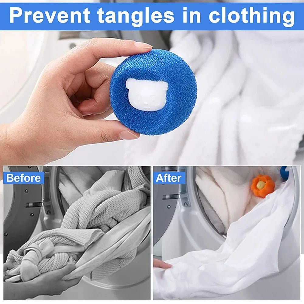 Pet Hair Remover for Washing Machine Reusable Cats Dogs Fur Sticker Hair Brush Lint Dust Collector Dryer Cleaning Laundry Tools - Cozy & Co. Market