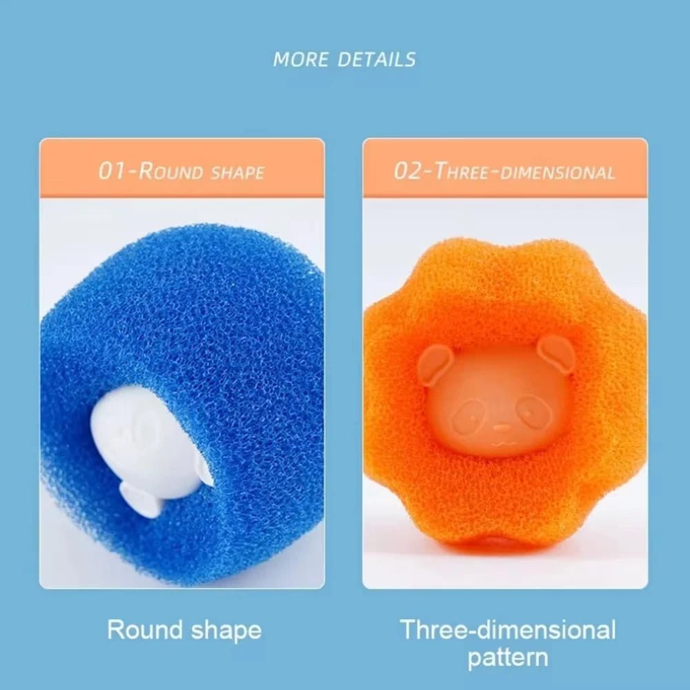 Pet Hair Remover for Washing Machine Reusable Cats Dogs Fur Sticker Hair Brush Lint Dust Collector Dryer Cleaning Laundry Tools - Cozy & Co. Market