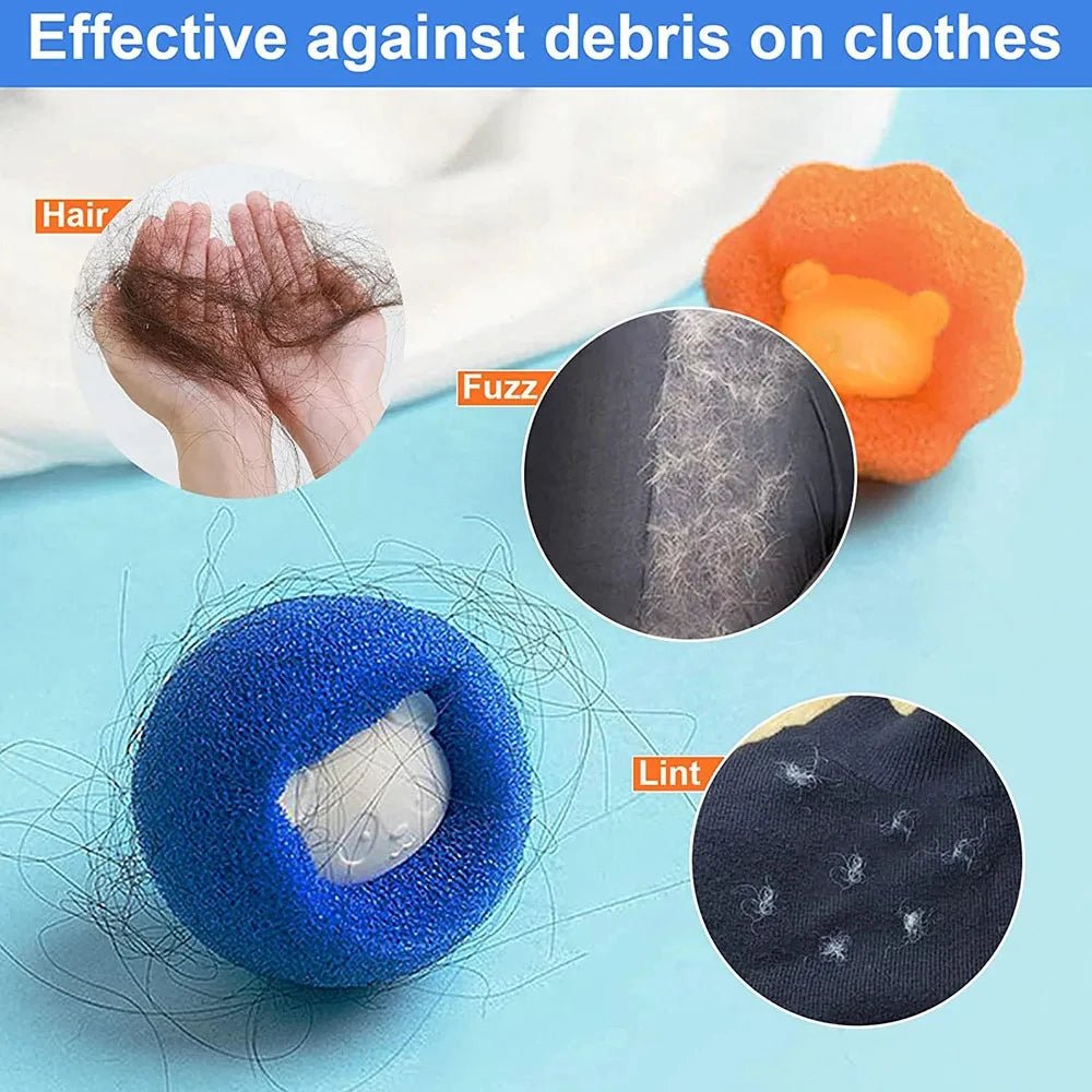 Pet Hair Remover for Washing Machine Reusable Cats Dogs Fur Sticker Hair Brush Lint Dust Collector Dryer Cleaning Laundry Tools - Cozy & Co. Market