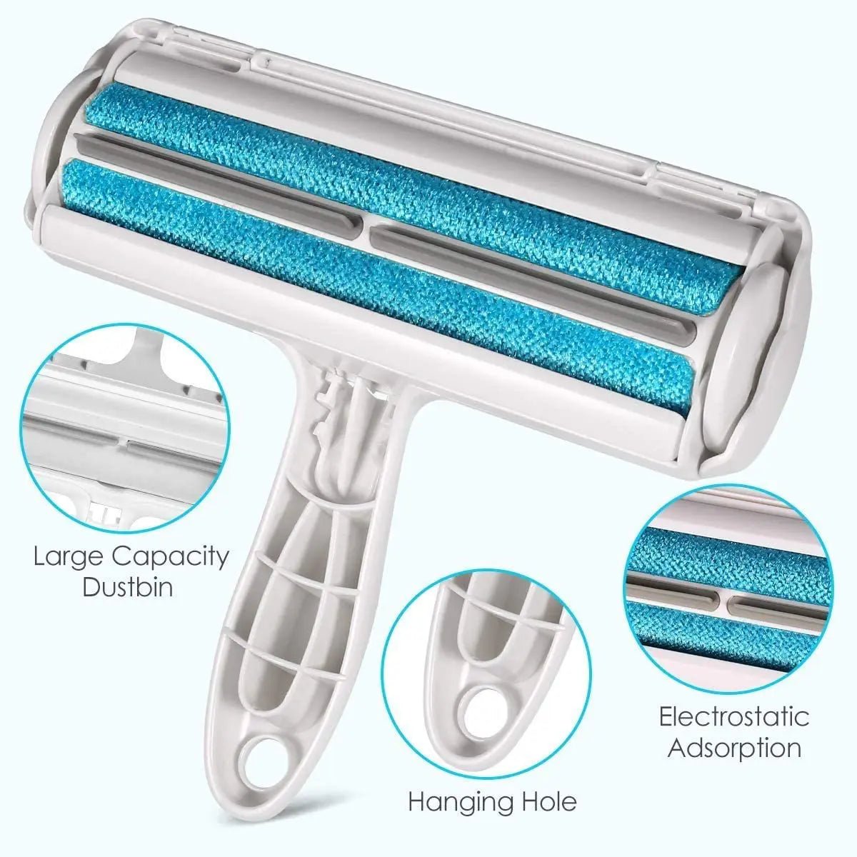 Pet Hair Remover Roller - Dog & Cat Fur Remover with Self-Cleaning Base - Efficient Animal Hair Removal Tool - Perfect for Furni - Cozy & Co. Market