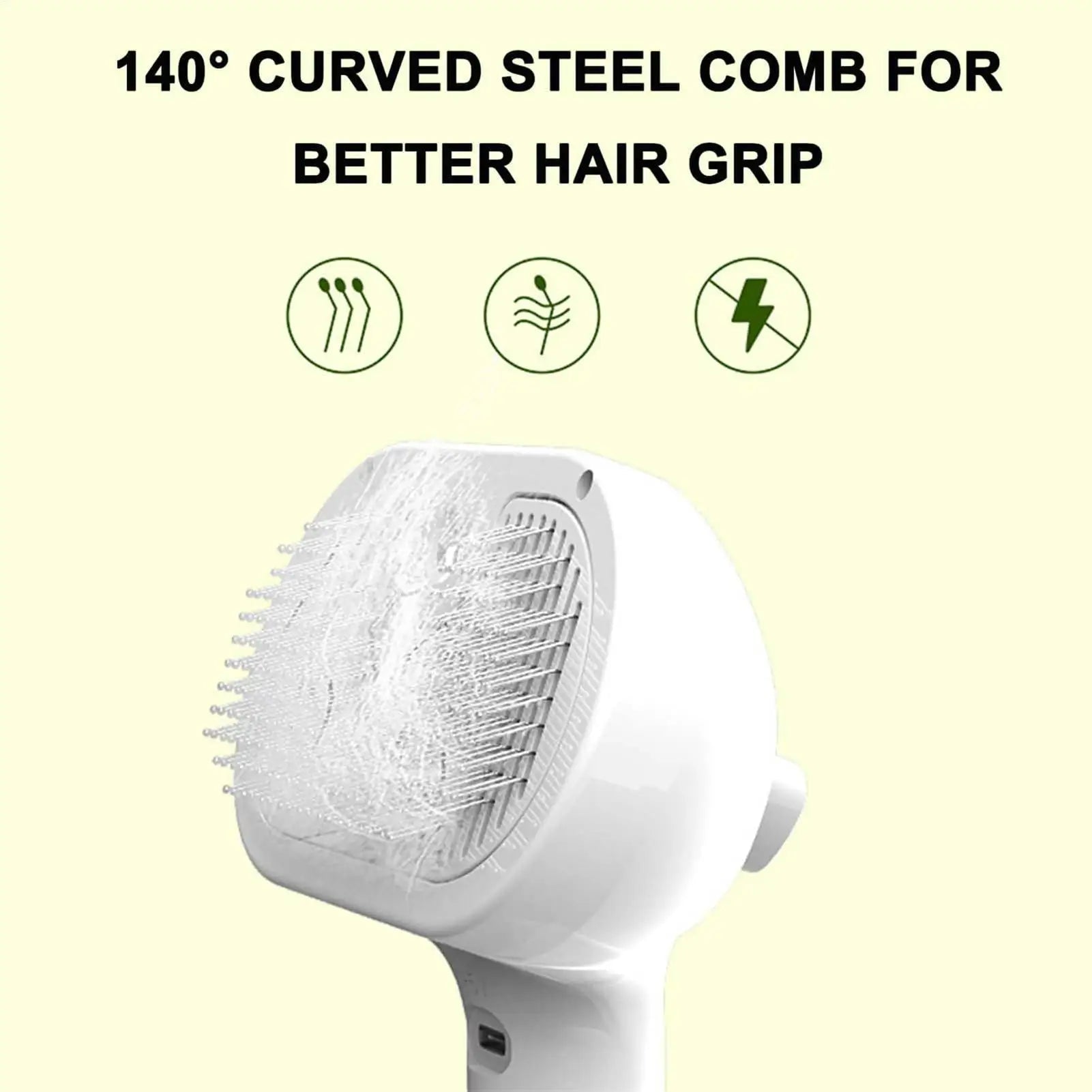 Pet Hair Remover Spray Grooming Comb Cats Dogs Floating Hair Removal Steam Cleaning Brush Dematting Water Mist Humidifier Comb - Cozy & Co. Market