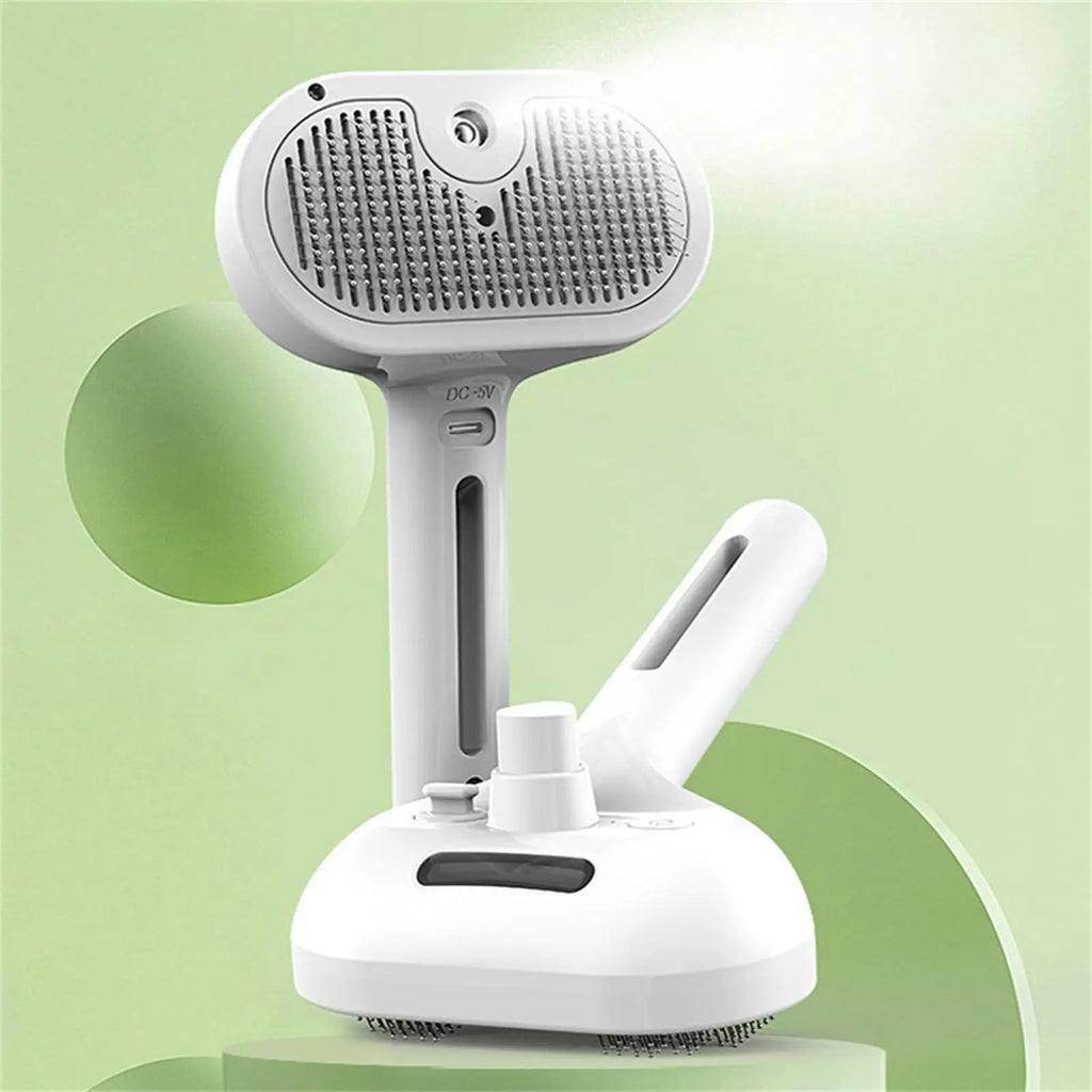 Pet Hair Remover Spray Grooming Comb Cats Dogs Floating Hair Removal Steam Cleaning Brush Dematting Water Mist Humidifier Comb - Cozy & Co. Market