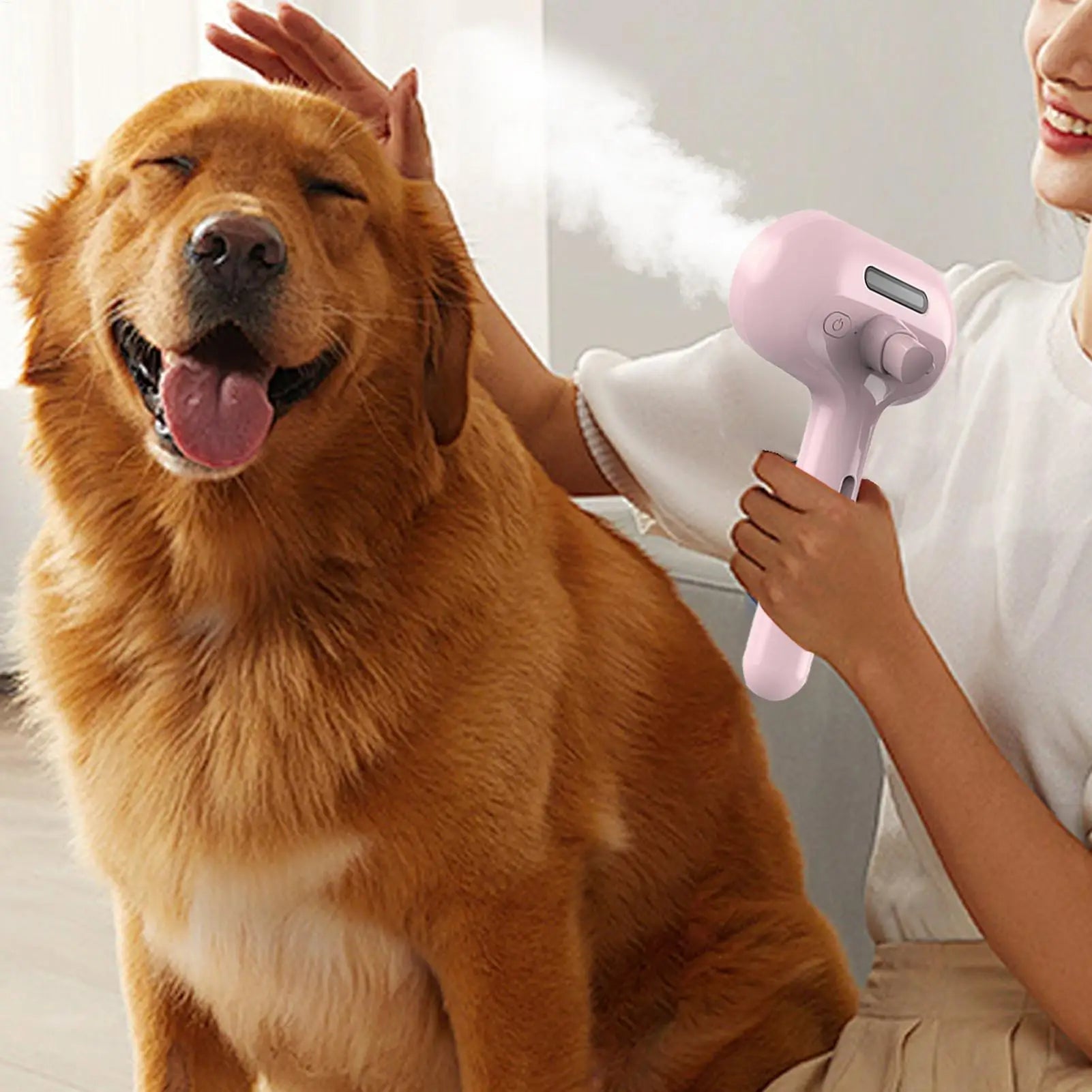Pet Hair Remover Spray Grooming Comb Cats Dogs Floating Hair Removal Steam Cleaning Brush Dematting Water Mist Humidifier Comb - Cozy & Co. Market