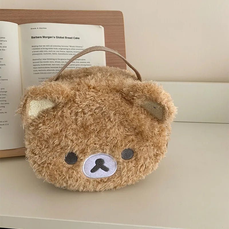 Plushes Makeup Case Anime Relaxed Bear Cosmetic Bag Women Jewelry Storage Pouch Girl Organizer Handbags Gift Hot Sales - Cozy & Co. Market