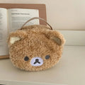 Plushes Makeup Case Anime Relaxed Bear Cosmetic Bag Women Jewelry Storage Pouch Girl Organizer Handbags Gift Hot Sales - Cozy & Co. Market