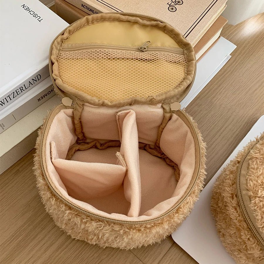 Plushes Makeup Case Anime Relaxed Bear Cosmetic Bag Women Jewelry Storage Pouch Girl Organizer Handbags Gift Hot Sales - Cozy & Co. Market